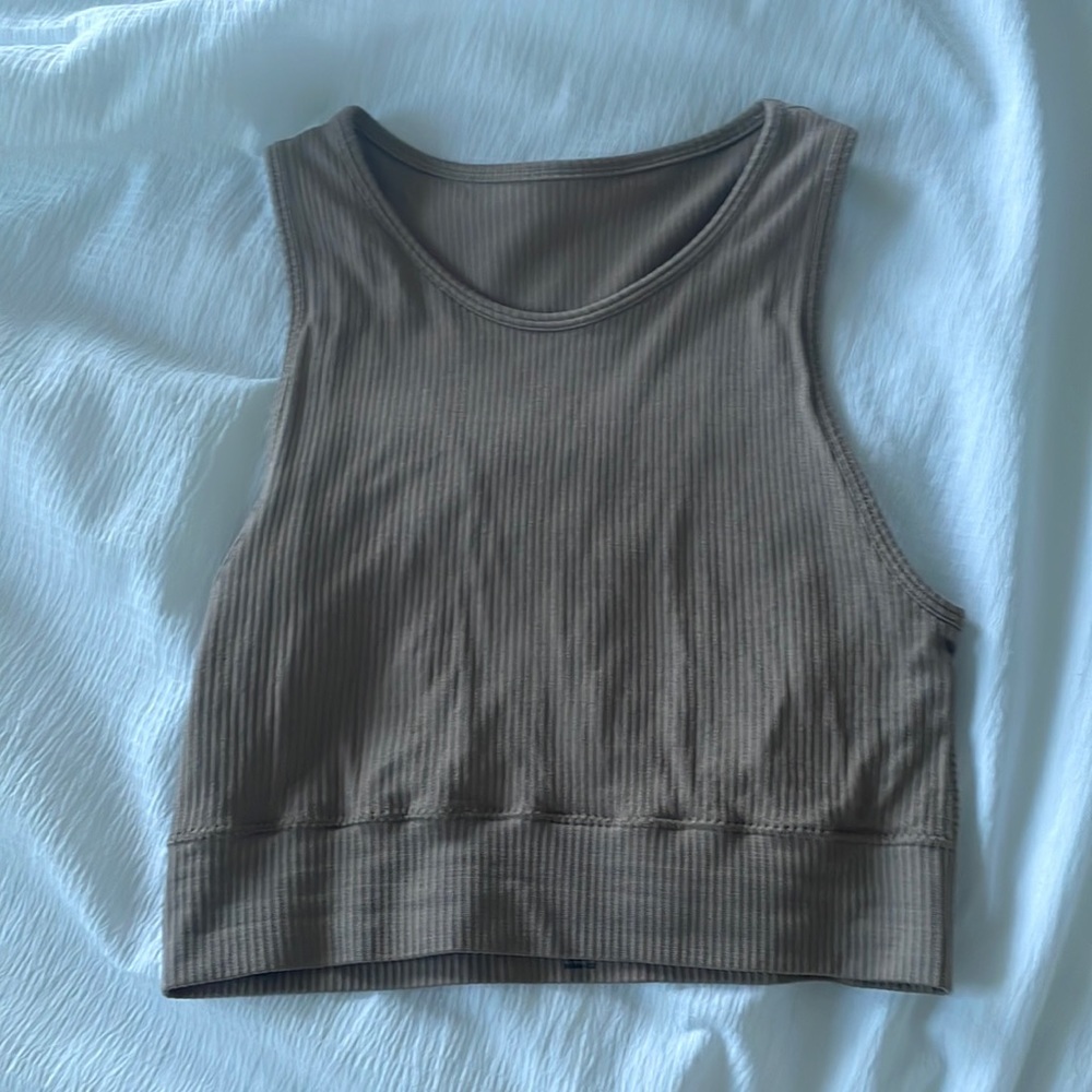 SKIMS RIBBED BRA TOP